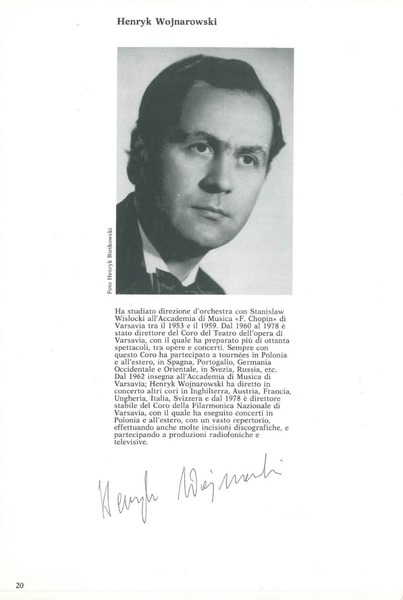 Pagina estratta da pubblicazione del Teatro alla Scala con Fotografia …