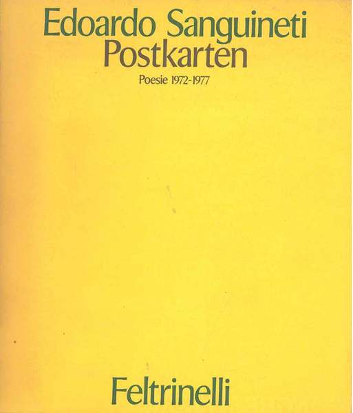 Postkarten. 1972-1977 (Poesie)