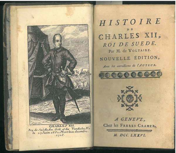 Histoire de Charles XII, Roi de Suede, par M. de …