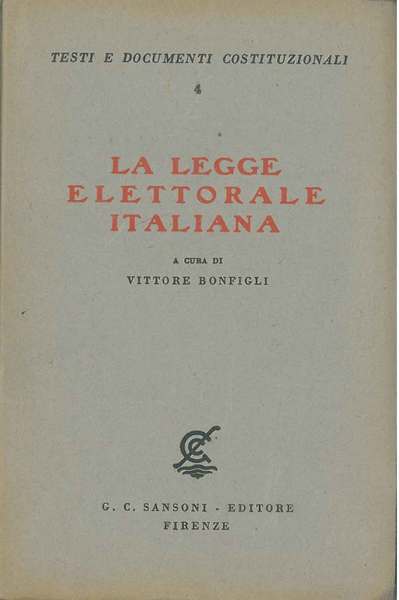 La legge elettorale italiana