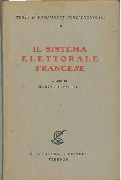 Il sistema elettorale francese
