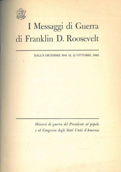 I messaggi di guerra dall'8 dic 1941 al 12 ott …