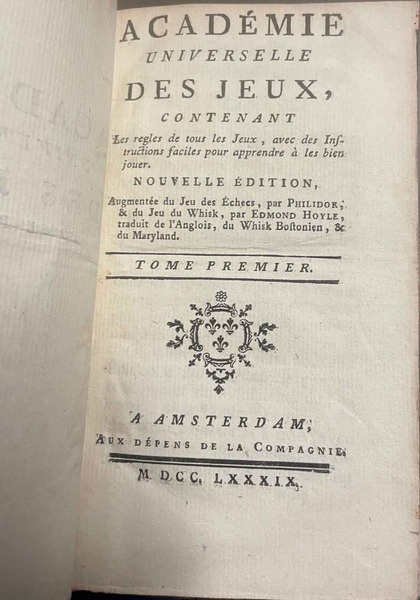 Académie universelle des jeux, contant les regles de tous les …