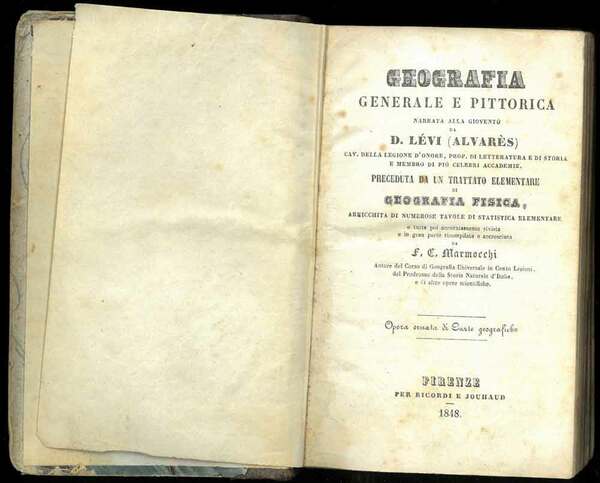 Geografia generale e pittorica narrata alla gioventù da D. Lévi. …