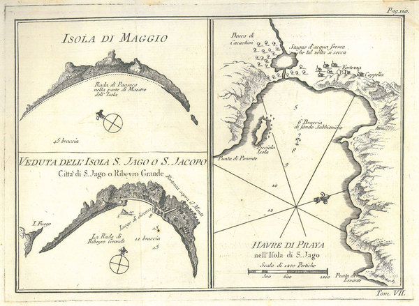 Isola di Maggio. Veduta dell'isola di S. Jago o S. …