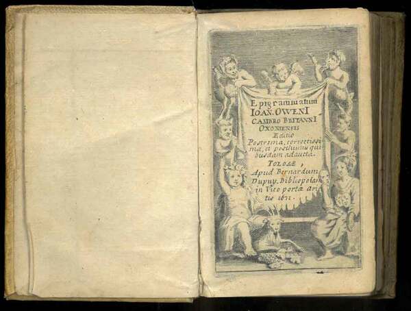 Epigrammatum Ioan. Oweni cambro britanni oxoniensis. Editio Postrema, correctissima, et …