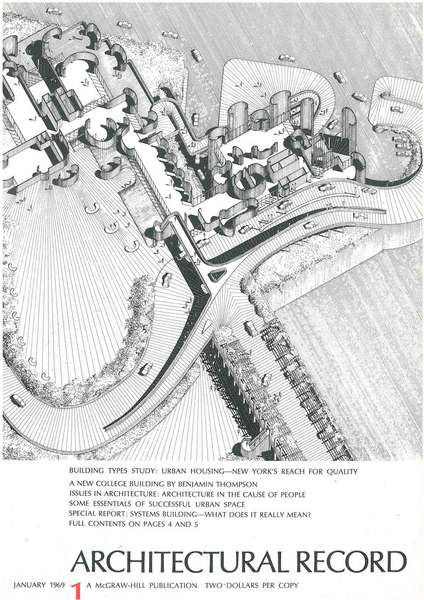 Architectural Record , January - December 1969 COMPLETE YEAR 12 …