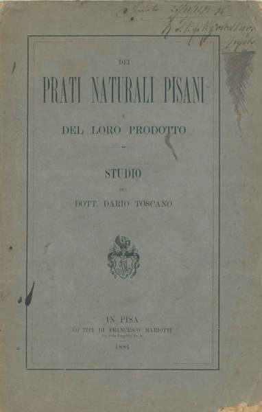 Dei prati naturali pisani e del loro prodotto