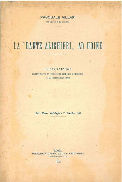 La Dante Alighieri ad Udine