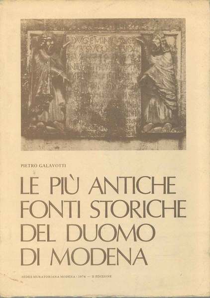 Le più antiche fonti storiche del duomo di Modena