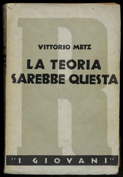La teoria sarebbe questa. Romanzo umoristico.