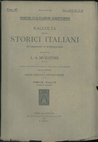 Annales Arretinorum maiores et minores. Fasc. 3 del Tomo XXIV, …