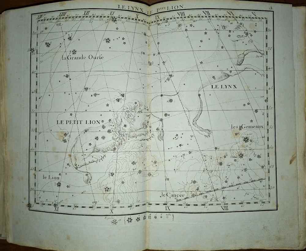 Atlas céleste de Flamstéed, publié en 1776, par J. Fortin …