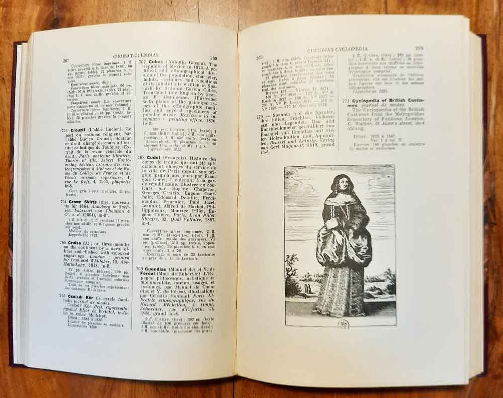 Bibliographie Generale Du Costume et De La Mode. Description Des …