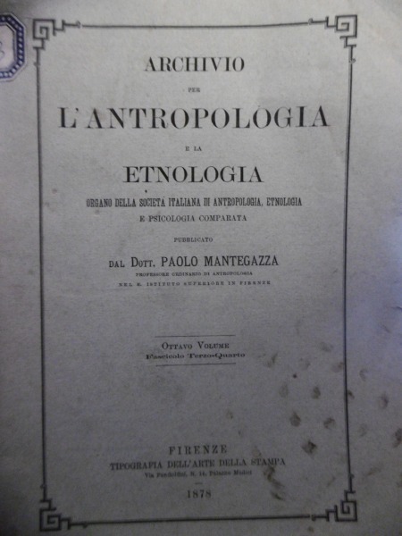 IL METOPISMO NELLE COLLEZIONI DEL MUSEO NAZIONALE ARCHIVIO ANTROPOLOGIA ETNOLOGIA …