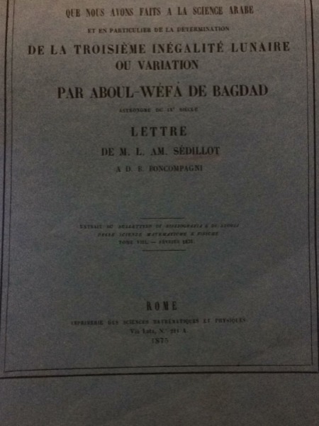 SUR LE EMPRUNTS DE LA TROISIEME INEGALITE' LUMAIRE OU VARIATION …