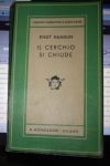 KNUT HAMSUN IL CERCHIO SI CHIUDE 1939 MONDADORI