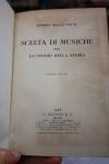 SCELTA DI MUSICHE ANDREA DELLA CORTE RICORDI 1928