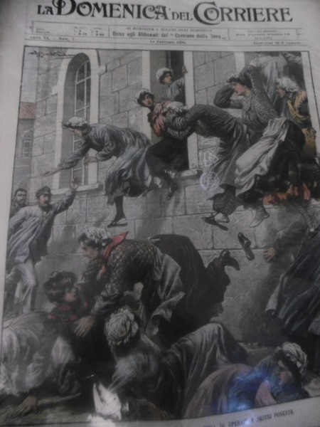 FUGA DI OPERAIE A SESTRI PONENTE 1904 LA DOMENICA DEL …