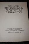 RASSEGNA DELL'ISTITUTO DI ARCHITETTURA E URBANISTICA Anno I n. 2 …