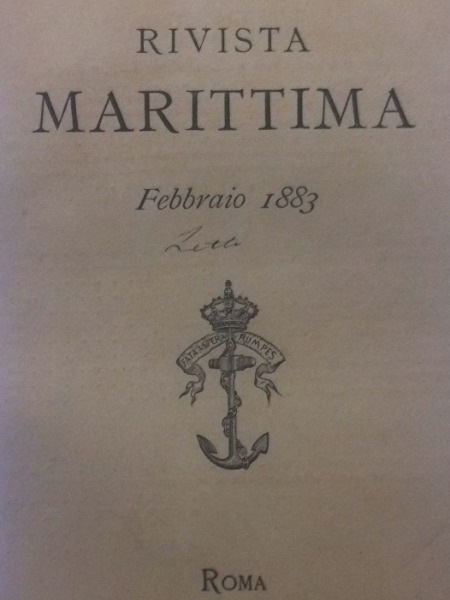 1499 ZONCHIO LA DEPLORABILE BATTAGLIA NAVALE RIVISTA MARITTIMA FEBBRAIO 1883