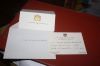 1963 INVITO AMBASCIATA ITALIA IN MAROCCO
