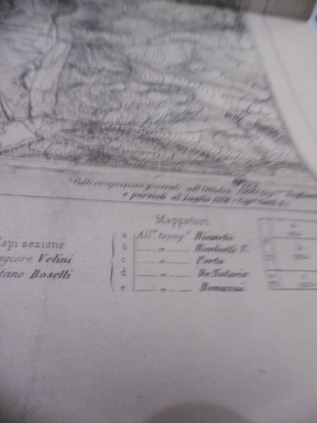 ROCCA DI PAPA CARTA GEOGRAFICA 1918 ISTITUTO GEOGRAFICO MILITARE