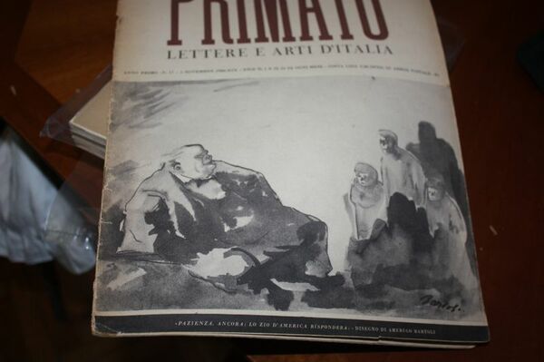 PRIMATO N.17 NOVEMBRE 1940 LETTERE E ARTI D'ITALIA