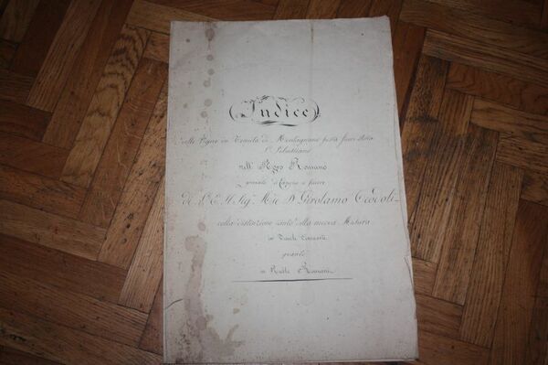 AGRO ROMANO 1800 CIRCA INDICE DELLE VIGNE DI MONTAGNANO POSTA …