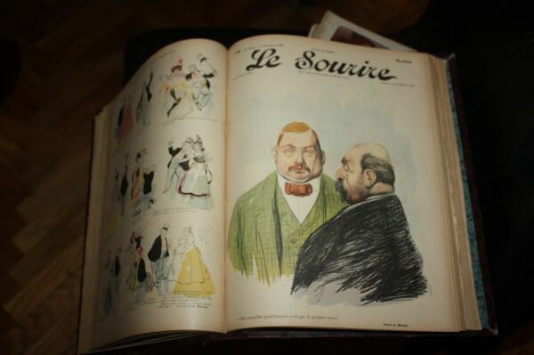 LE SOURIRE JOURNAL HUMORISTIQUE ILLUSTRE' 1900