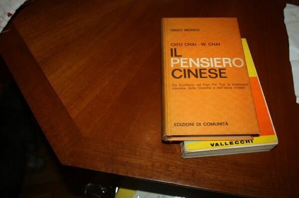 CHAI. IL PENSIERO CINESE. EDIZIONI DI COMUNITA 1963