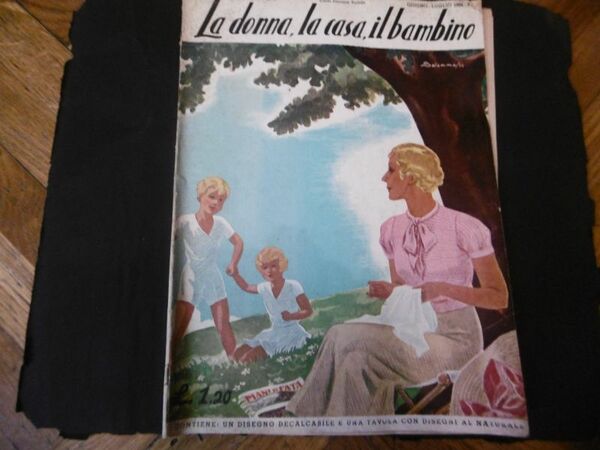 LA DONNA LA CASA IL BAMBINO 1934 GIUGNO LUGLIO