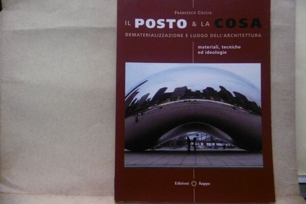 Il posto la cosa FRANCESCO COCCIA DEMATERIALIZZAZIONE E LUOGO DELL'ARCHITETTURA …