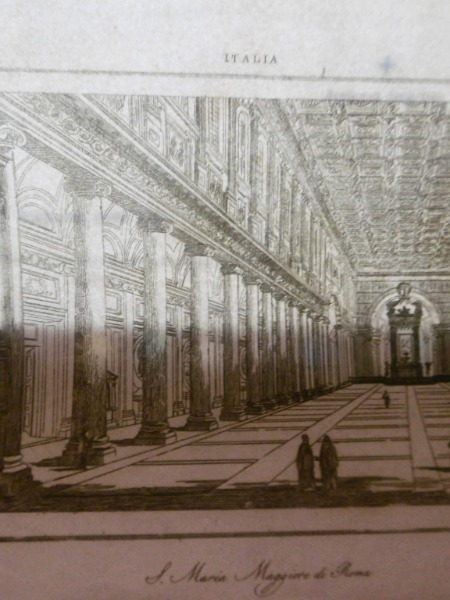 S.MARIA MAGGIORE ROMA INCISIONE