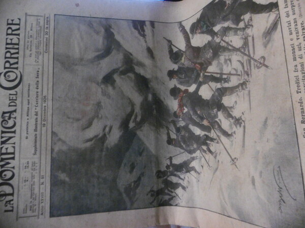 LA DOMENICA DEL CORRIERE 19 DICEMBRE 1926 N.51 LA VALANGA …
