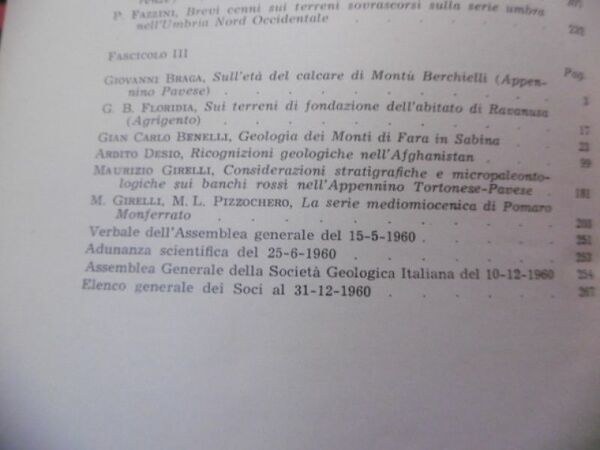 GEOLOGIA DEI MONTI DI FARA IN SABINA BOLLETTINO DELLA SOC.GEOLOGICA …