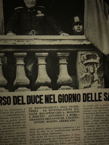 23 NOVEMBRE 1940 CRONACHE DELLA GUERRA RIVISTA L'ELICA GRANDE