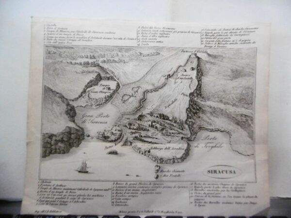 SIRACUSA MAPPA VALLARDI ED.1800