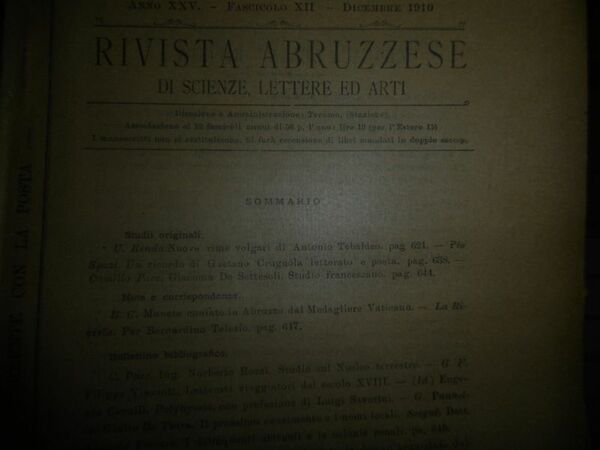 NUOVE RIME VOLGARI DI ANONIO TEBALDEO APPENDICE II RIVISTA ABRUZZESE …