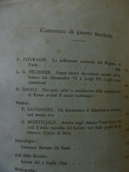 CENSIMENTO DI ROMA SOTTO CLEMENTE VII AVANTI IL SACCO BORBONICO …