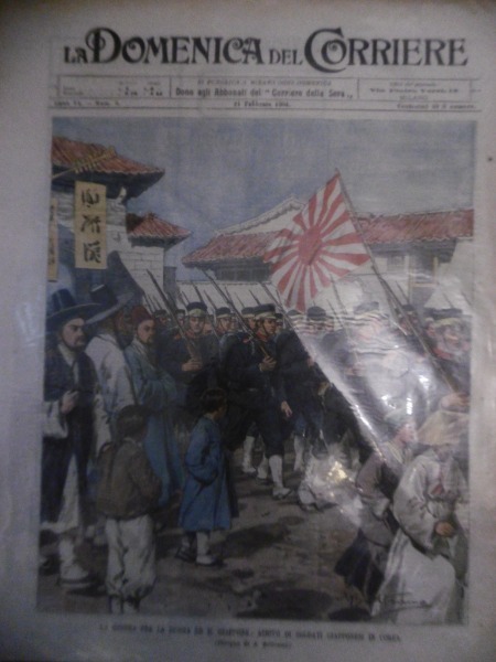 La Domenica del Corriere 21 Febbraio 1904 Guerra Russia Giappone …