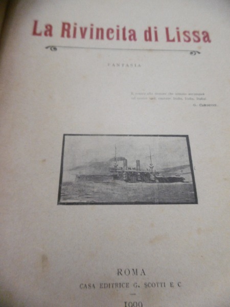 LA RIVINCITA DI LISSA - YAMBO - EDITRICE SCOTTI ROMA …