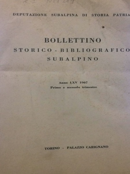 I POSSESSI NONANTOLANI IN PIEMONTE BOLLETTINO STORICO BIBLIOGRAFICO SUBALPINO ANNO …