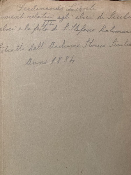 GLI EBREI E LA FESTA DI S.STEFANO PROTOMARTIRE ESTRATTO DELL'ARCHIVIO …