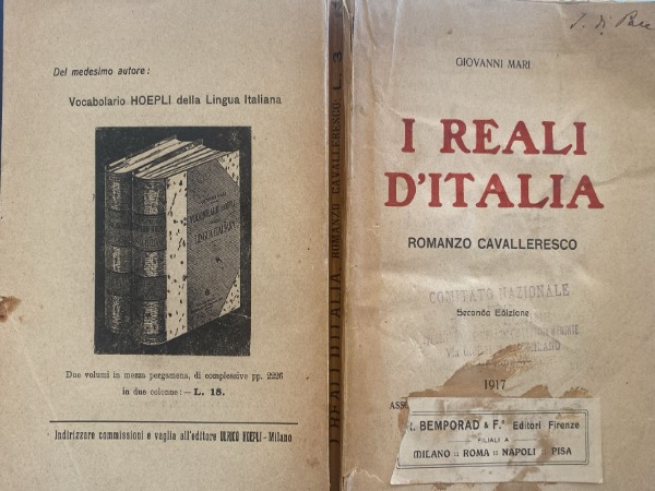 I REALI D'ITALIA GIOVANNI MARI 1917