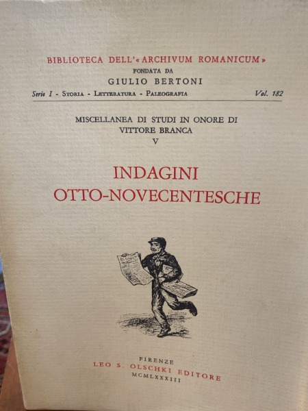 INDAGINI OTTO-NOVECENTESCHE OLSCHKI