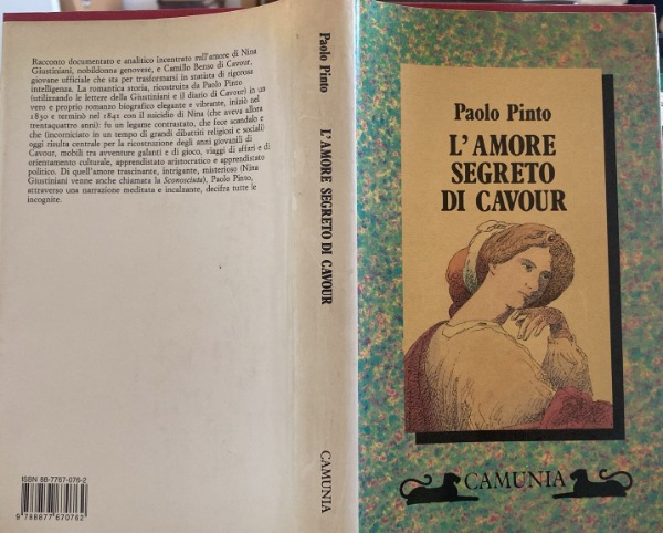 L'AMORE SEGRETO DI CAVOUR PAOLO PINTO CAMUNIA 1990