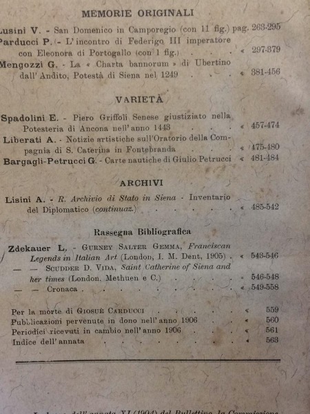 LA CHARTA BANNORUM DI UBERTINO DALL'ANDITO POTESTA DI SIENA NEL …