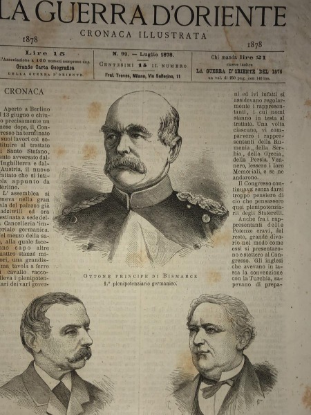 LA GUERRA DORIENTE CRONACA ILLUSTRATA 1878 LUGLIO