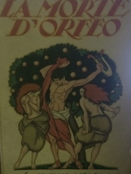 LA MORTE D'ORFEO LUCIANO ZUCCOLI CASA EDITRICE VITAGLIANO 1920